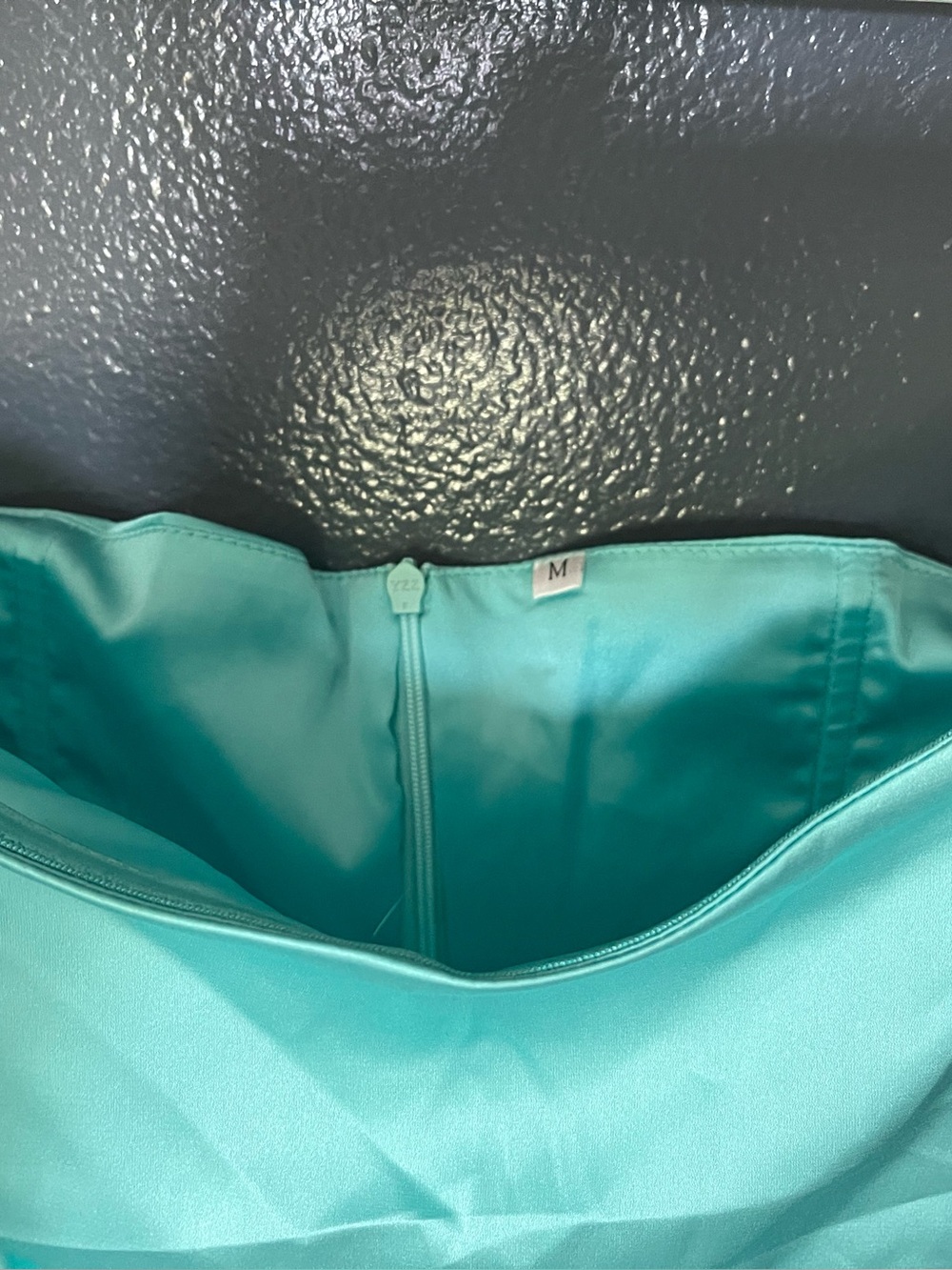 Oh Molly Aqua Strapless Dress - Picture 2 of 5